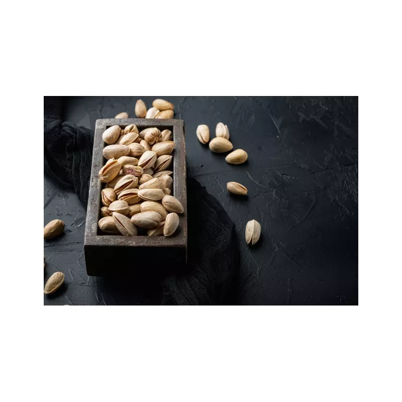 Organic pistachios PDO from Aegina in shell roasted and unsalted