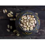 Organic pistachios PDO from Aegina in shell roasted and unsalted