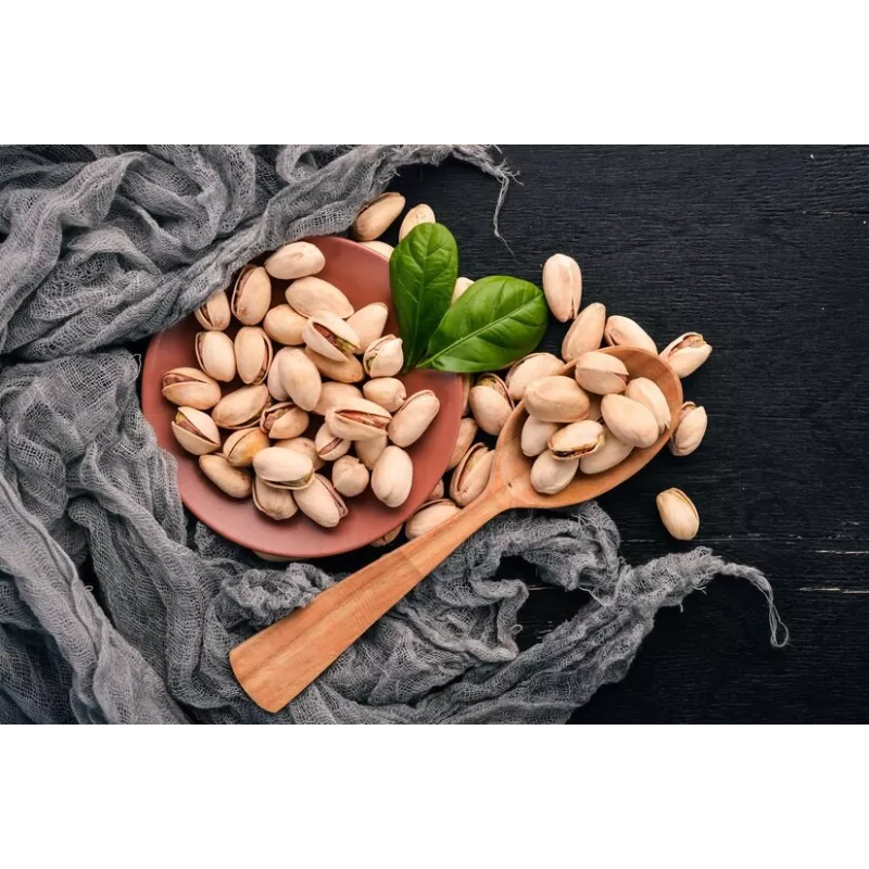Organic pistachios PDO from Aegina in shell roasted and unsalted