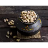 Organic pistachios PDO from Aegina in shell roasted and unsalted