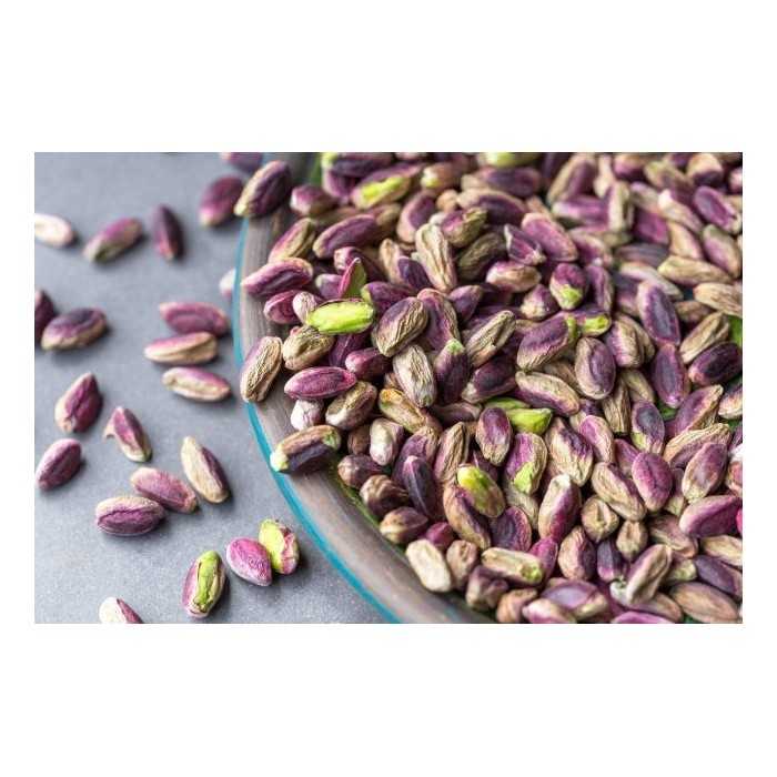 Organic shelled pistachios PDO from Aegina in Greece