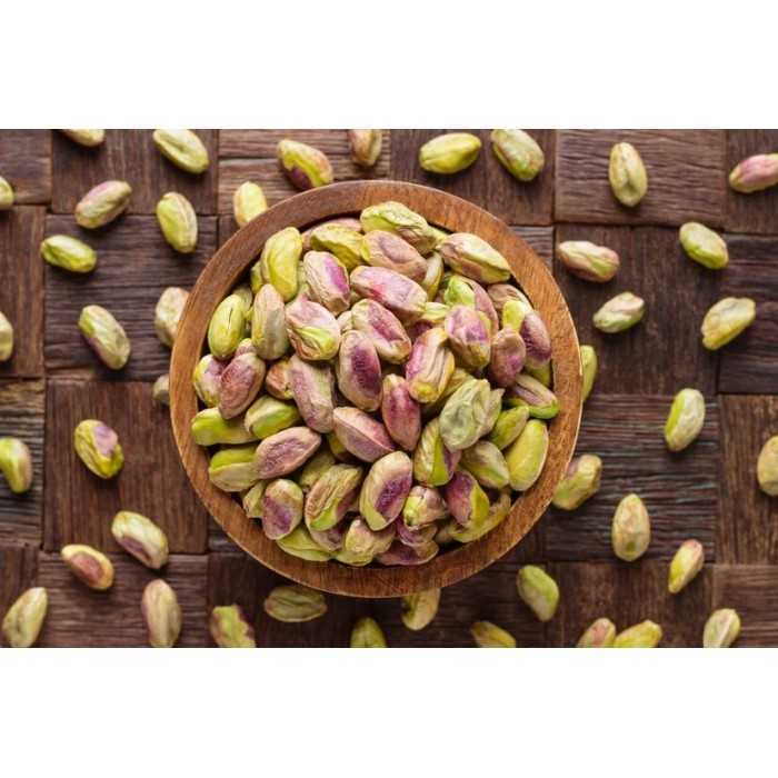 Organic shelled pistachios PDO from Aegina in Greece