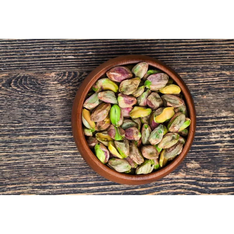 Pistaches bio décortiquées AOP d'Egine en Grèce