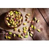 Organic shelled pistachios PDO from Aegina in Greece