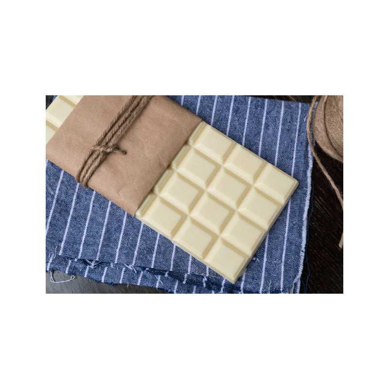 Tablette de chocolat blanc fruité vegan & fairtrade spécial Hallowe...