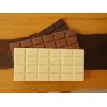 Tablette de chocolat blanc fruité vegan & fairtrade spécial Hallowe...