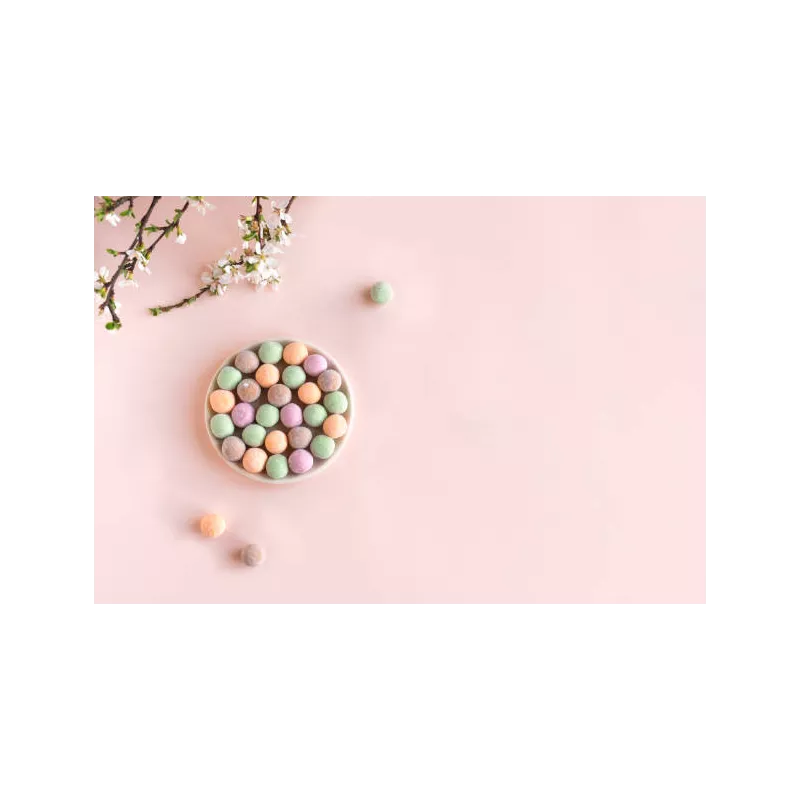 Natural multi-colored chocolate almonds from France - Direct from t...