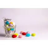 Natural multi-colored chocolate almonds from France - Direct from t...