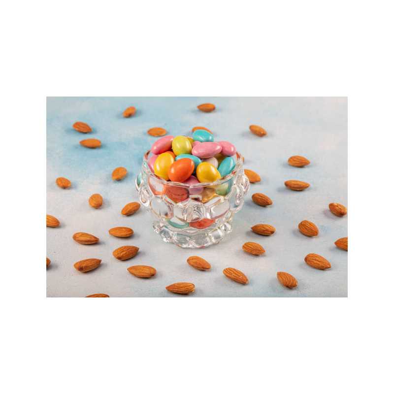 Amandes au chocolat multicolore naturel de France - Direct producteur