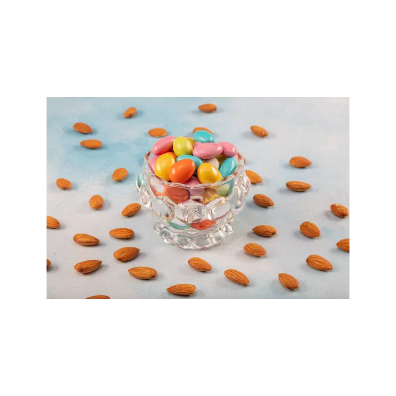 Amandes au chocolat multicolore naturel de France - Direct producteur