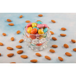 Natural multi-colored chocolate almonds from France - Direct from t...