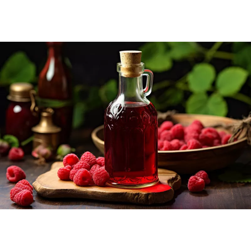 Organic raspberry vinegar made in France - Direct producer