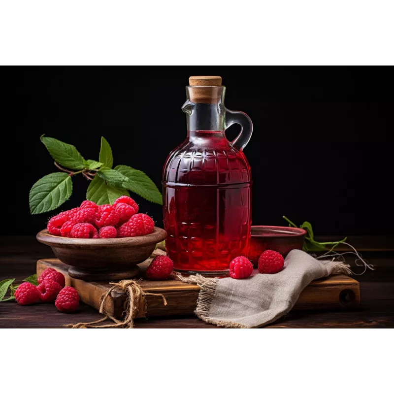 Organic raspberry vinegar made in France - Direct producer