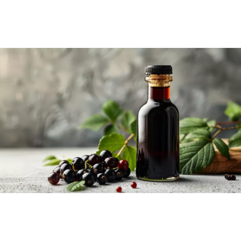 Organic blackcurrant vinegar made in France - Direct producer Organic blackcurrant vinegar made in France - Direct producer