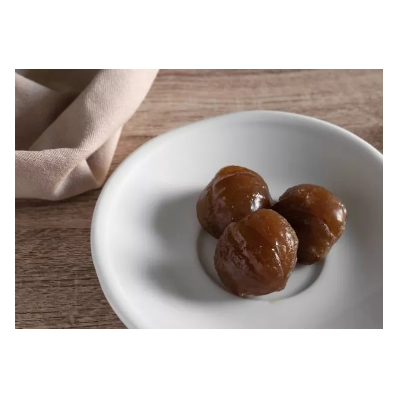 8 Whole Glazed Chestnuts with Cognac from Provence