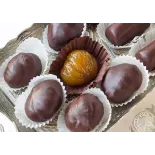 Coffret Signature HECOSFAIR – 8 Marrons Glacés Alcools Fins & Chocolat