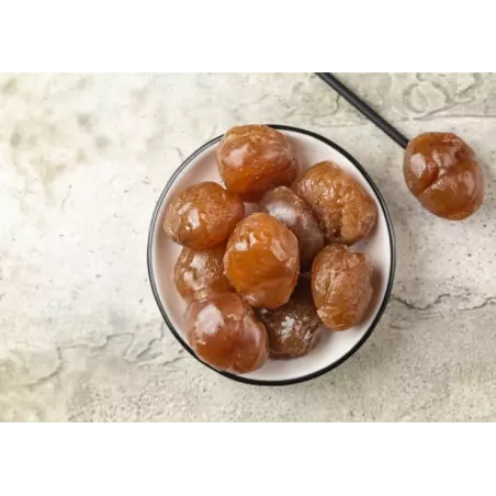 8 Marrons Glacés Bio entiers – issus de Châtaigne AOP d’Ardèche