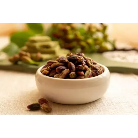 Pistaches bio décortiquées AOP de Bronte en Sicile - Direct producteur