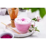 Matcha rose Bio ou poudre de fruit du dragon rouge ou pitaya bio d'...