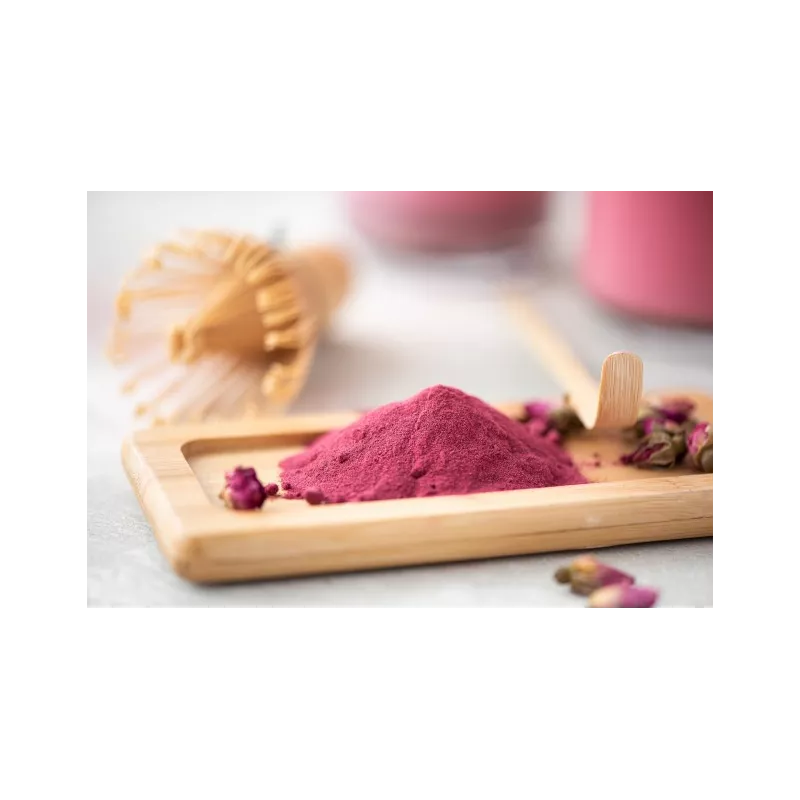 Matcha rose Bio ou poudre de fruit du dragon rouge ou pitaya bio d'...