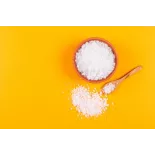 Coarse Salt from the Kalahari Desert in South Africa
