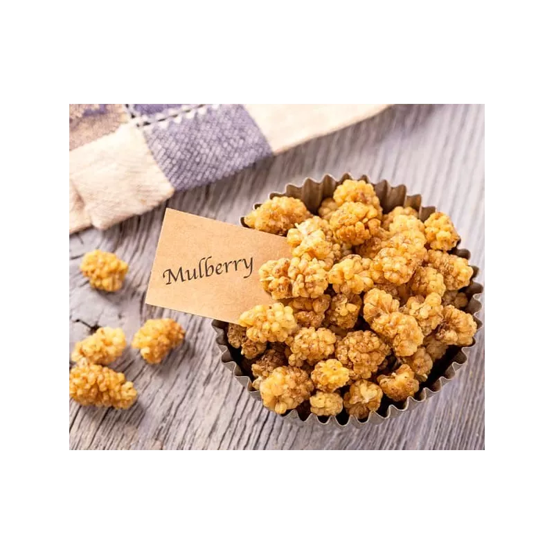 Organic & Fair Dried White Mulberries from Uzbekistan