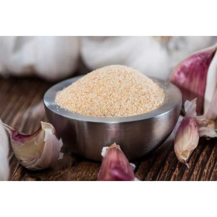 Organic garlic in semolina from France