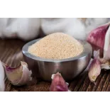 Organic garlic in semolina from France