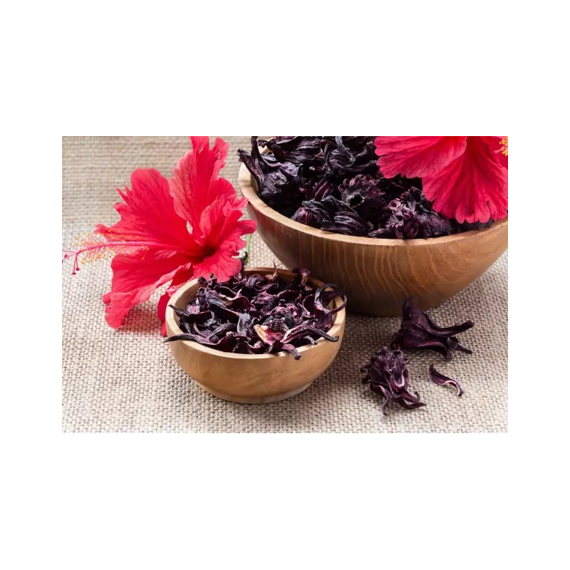 Fleurs d'Hibiscus séchées bio d'Egypte