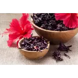 Organic dried hibiscus flowers from Egypt