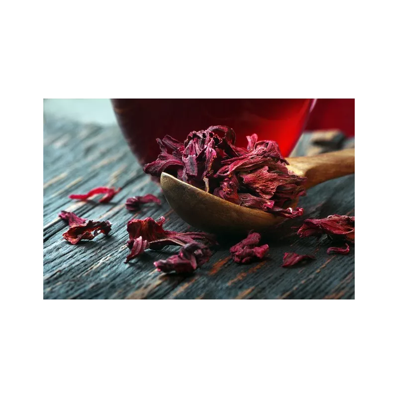 Fleurs d'Hibiscus séchées bio d'Egypte