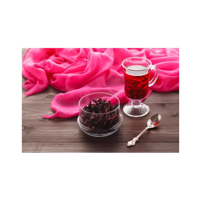 Fleurs d'Hibiscus séchées bio d'Egypte