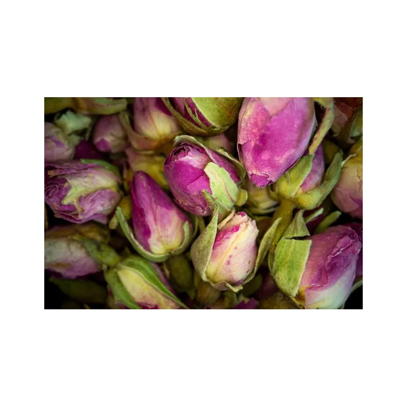 Bouton de rose séchée bio de Damas D'exception