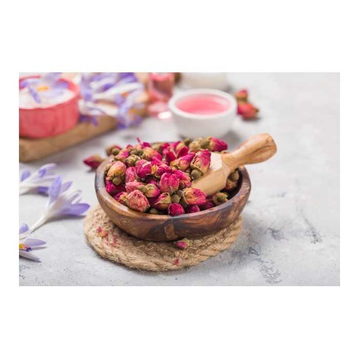 Organic dried Damask rose bud Premium