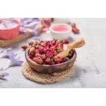 Bouton de rose séchée bio de Damas D'exception