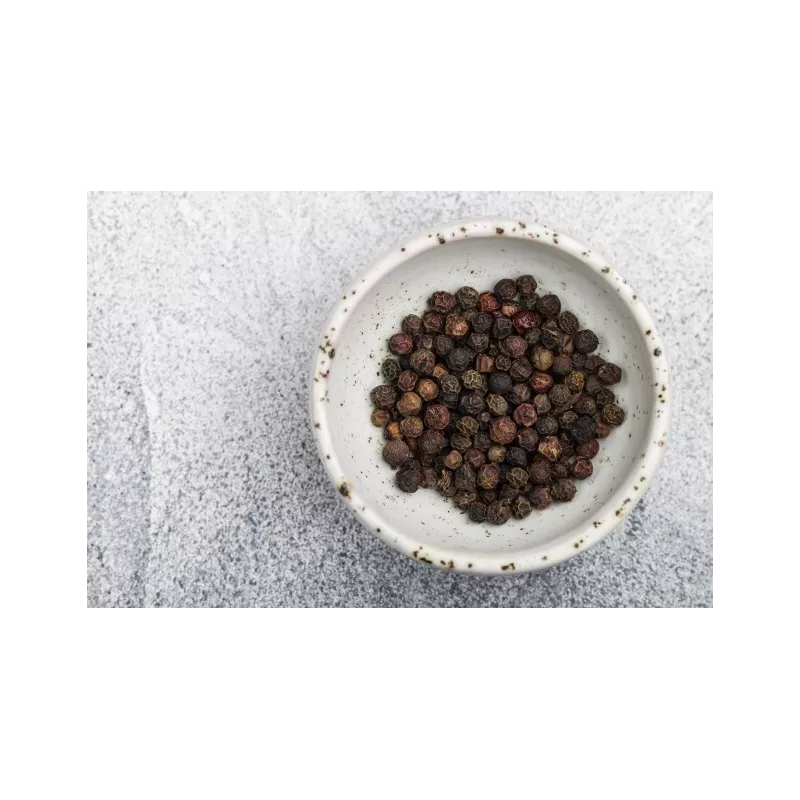 Organic fairtrade black pepper PGI from Kampot - direct producer