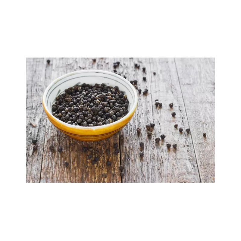 Organic fairtrade black pepper PGI from Kampot - direct producer