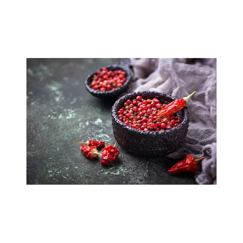 Organic fairtrade red pepper PGI from Kampot - direct producer Organic fairtrade red pepper PGI from Kampot - direct producer
