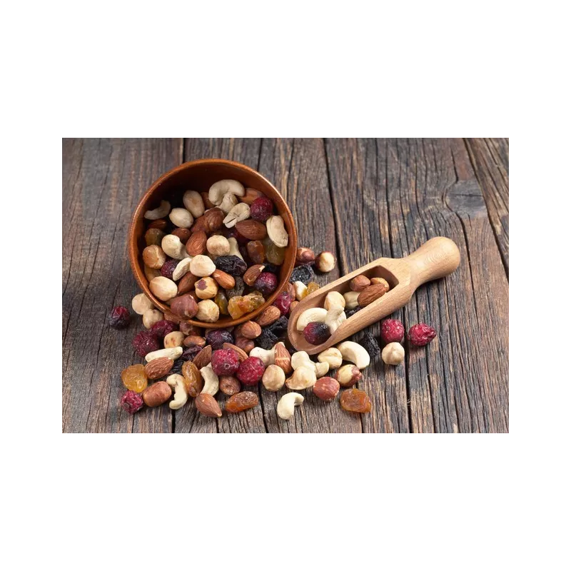 Taste me! - organic hazelnut from France, cashew nuts, cranberries ...