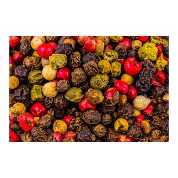 Mix 4 organic fairtrade peppers PGI from Kampot - direct producer