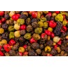 Mix 4 organic fairtrade peppers PGI from Kampot - direct producer