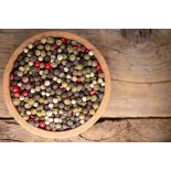 Mix 4 organic fairtrade peppers PGI from Kampot - direct producer