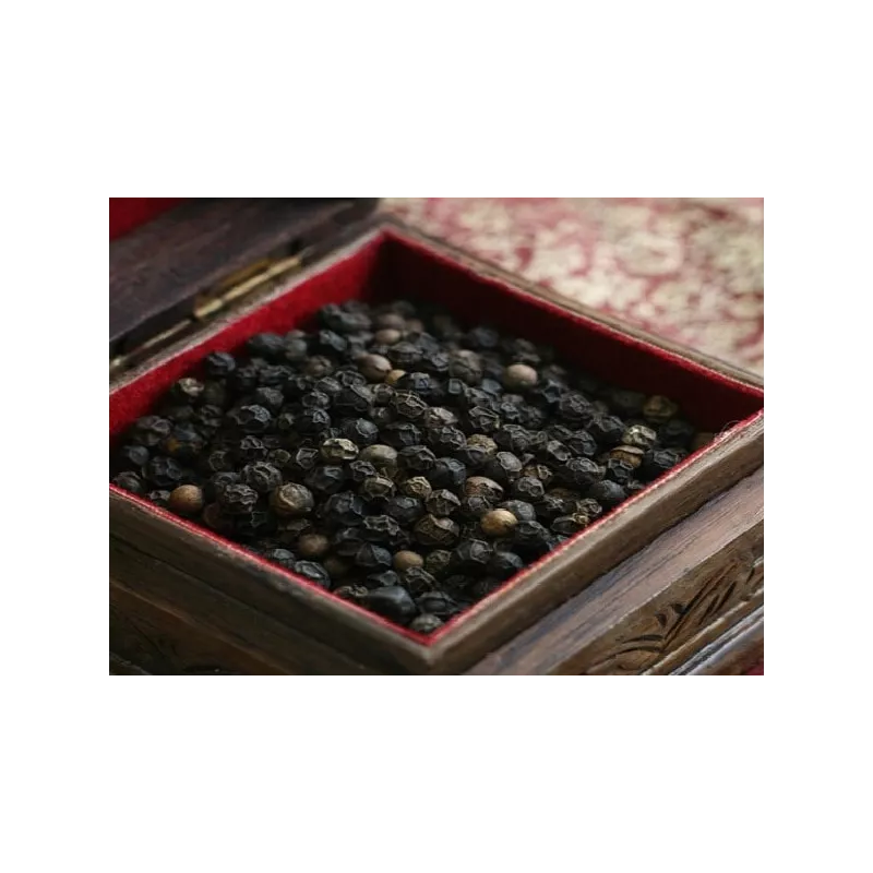 Organic fairtrade smoked black pepper PGI from Kampot - direct prod...