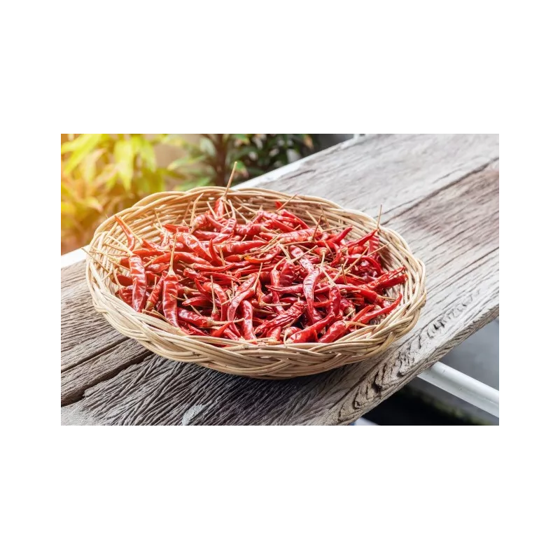 Piment langue d'oiseau ou pili-pili entier fumé Bio & fairtrade de ...