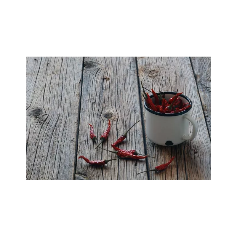 Piment langue d'oiseau ou pili-pili entier fumé Bio & fairtrade de ...