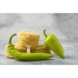 Organic & artisanal tagliatelle with PDO Espelette pepper from Fran...