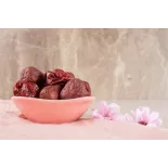 Organic & fairtrade dried Chinese red dates or jujubes or ziziphus ...