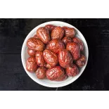 Organic & fairtrade dried Chinese red dates or jujubes or ziziphus ...