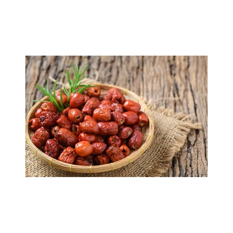 Organic & fairtrade dried Chinese red dates or jujubes or ziziphus ...