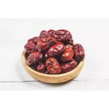 Organic & fairtrade dried Chinese red dates or jujubes or ziziphus ...